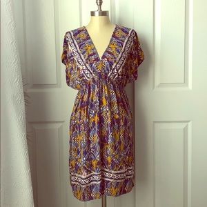 Xhilaration Multicolored V-Neck Sundress Size XL